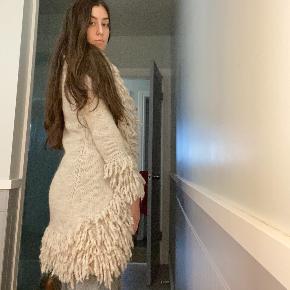 Shaggy Fringe Cardigan